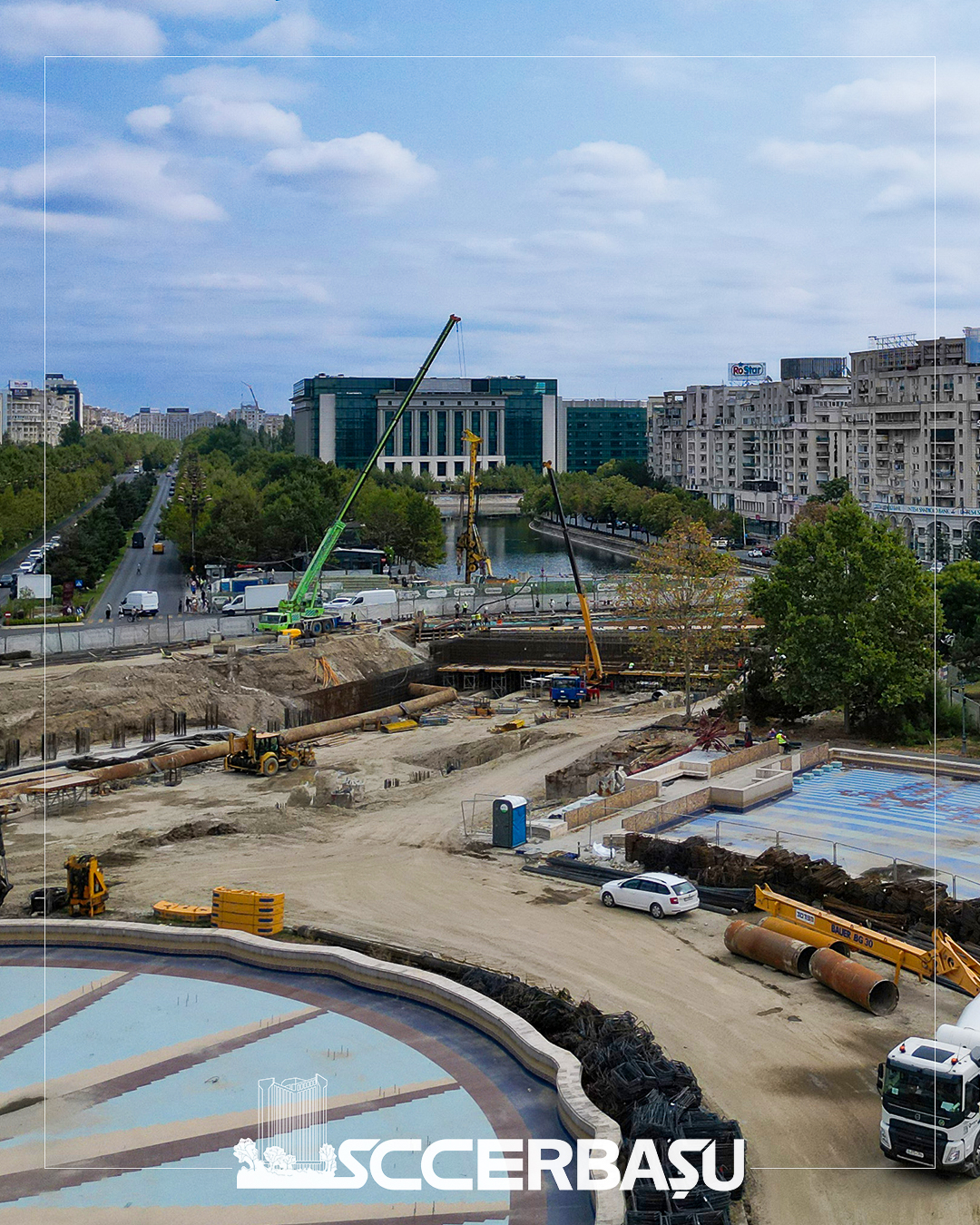 Șantierul de la Piața Unirii începe să redea treptat spațiul orașului.