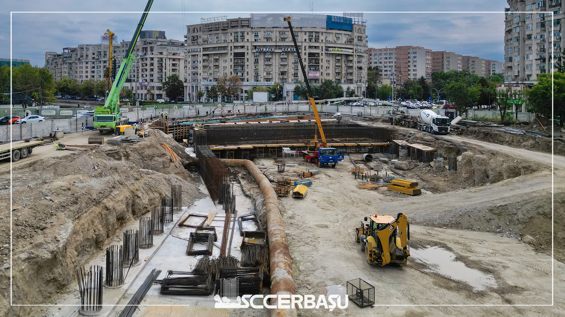 Șantierul de la Piața Unirii începe să redea treptat spațiul orașului.